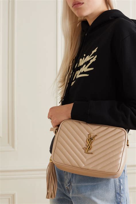 YSL beige shoulder bag